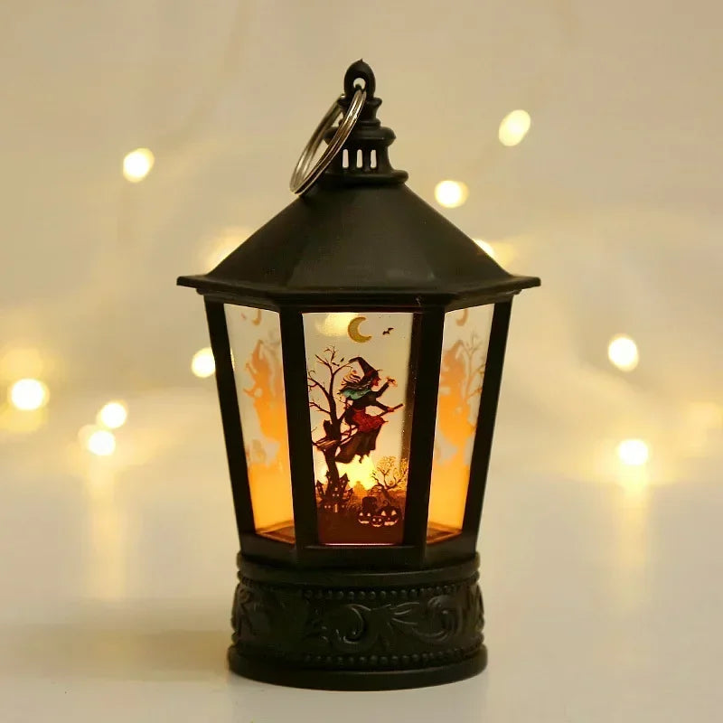 LED Pumpkin Ghost Lantern