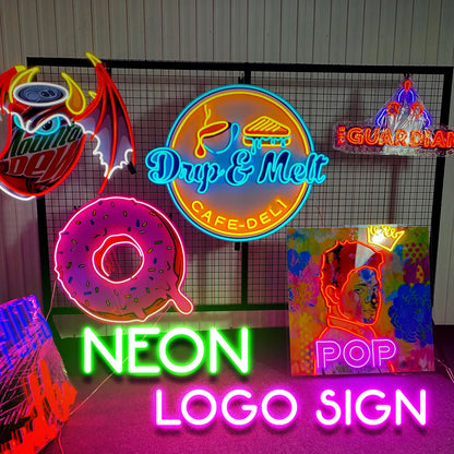 Neon Astronauts on Moon