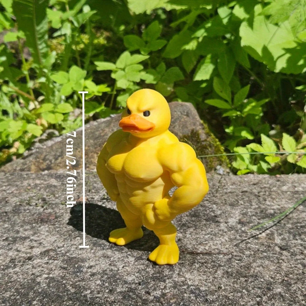 Muscle Duck Statue
