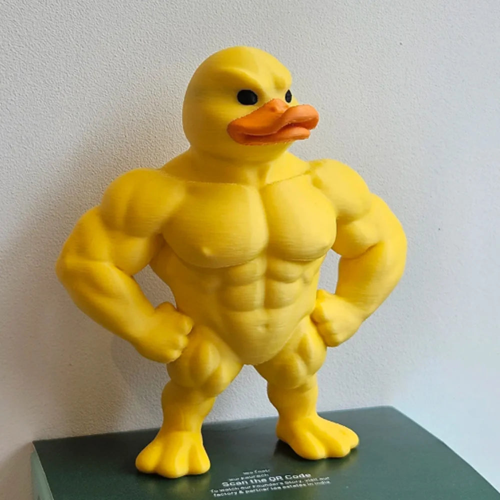 Muscle Duck Statue