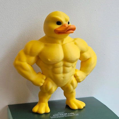 Muscle Duck Statue