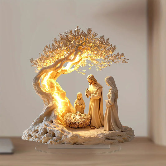 Jesus Tree Of Life Acrylic
