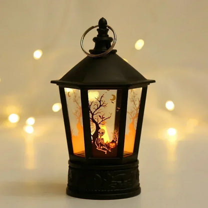 LED Pumpkin Ghost Lantern