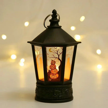 LED Pumpkin Ghost Lantern