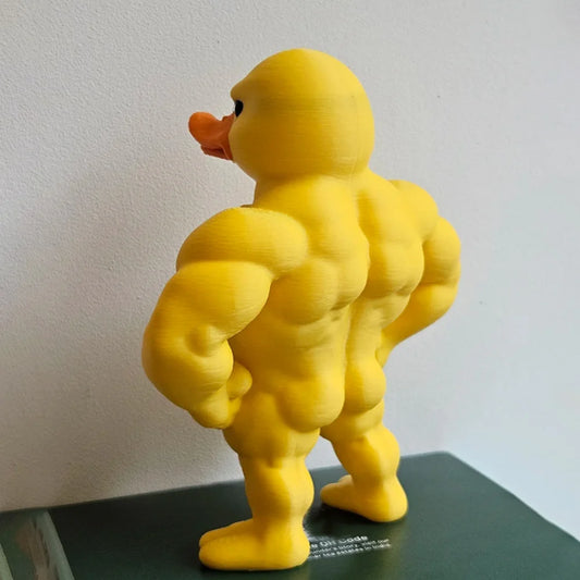 Muscle Duck Statue